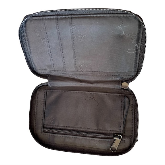 Vera Bradley Zip Around Wristlet Wallet Dogwood Pattern - Picture 2 of 3